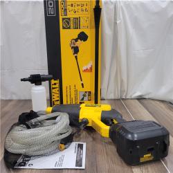 AS-IS   DEWALT 20V MAX 550 PSI 1.0 GPM Cold Water Cordless Battery Power Cleaner with 4 Nozzles (Tool Only)