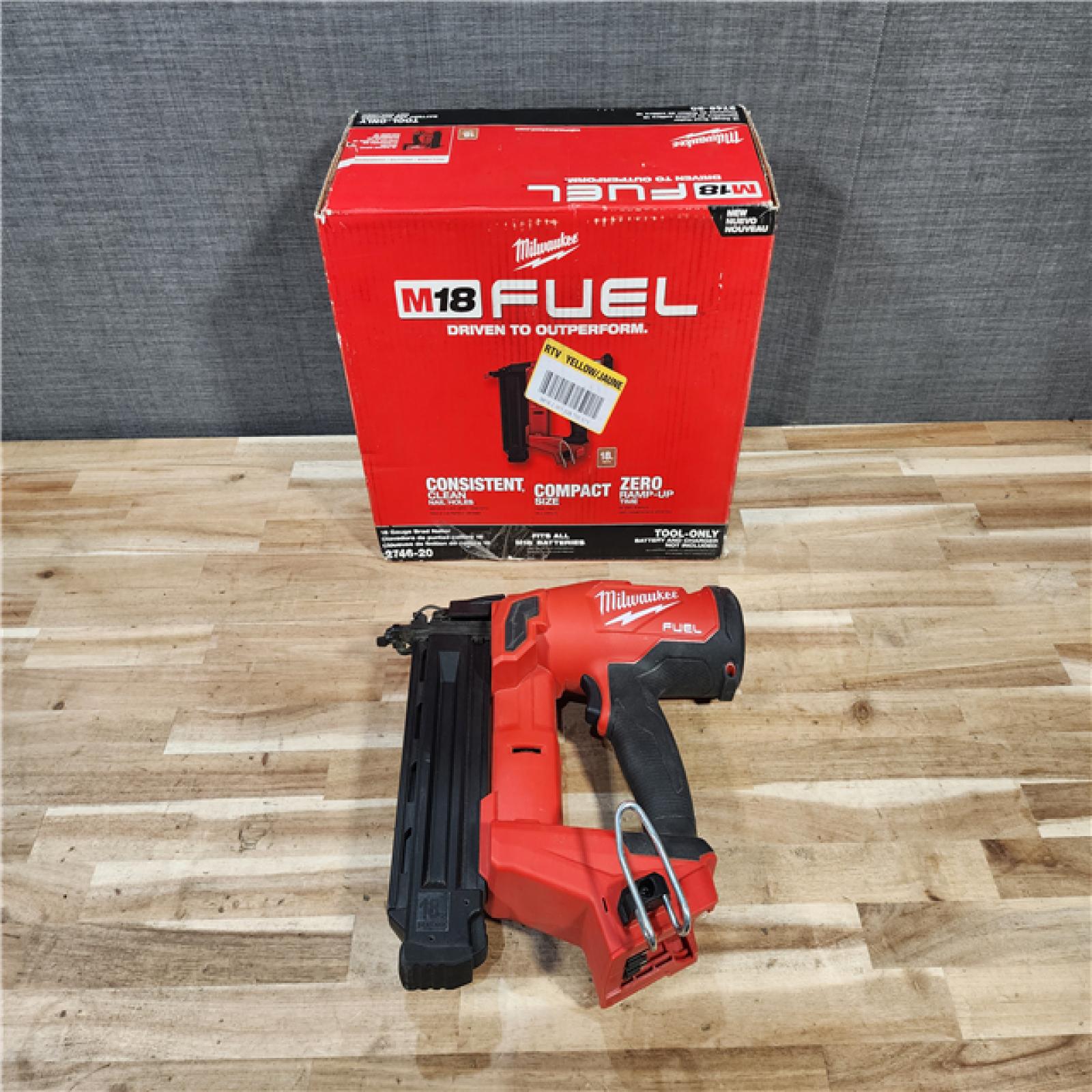 HOUSTON LOCATION - AS-IS Milwaukee FUEL 18-Volt Lithium-Ion Brushless Cordless Gen II 18-Gauge Brad Nailer (Tool-Only)