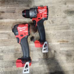 HOUSTON LOCATION - AS-IS MILWAUKEE FUEL 18V Lithium-Ion Brushless Cordless Hammer Drill and Impact Driver Combo Kit