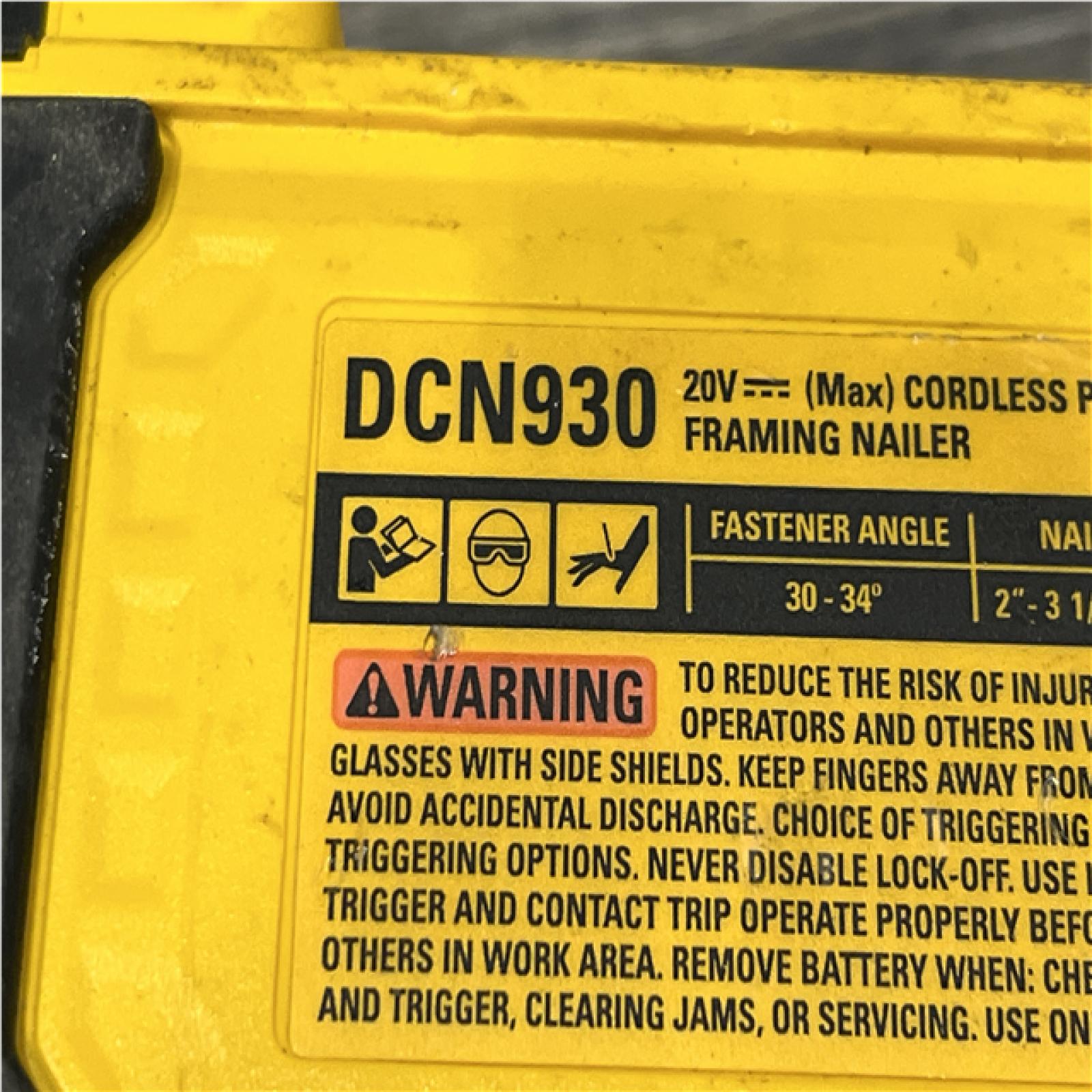 AS-IS DEWALT 20V 30 Degree Cordless Framing Nailer (Tool-Only)