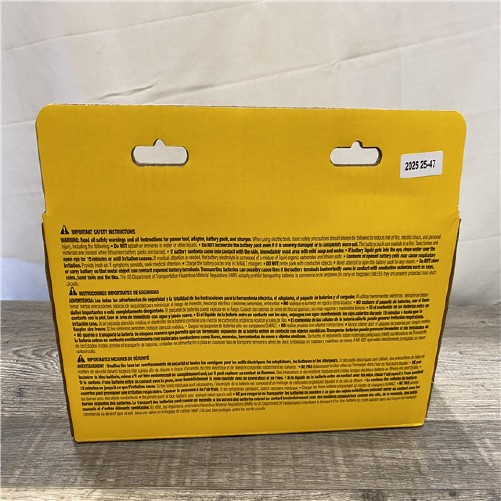 NEW - DEWALT 20V MAX Lithium-Ion Battery Starter Kit with 5.0 Ah Batteries (2-Pack) and Charger