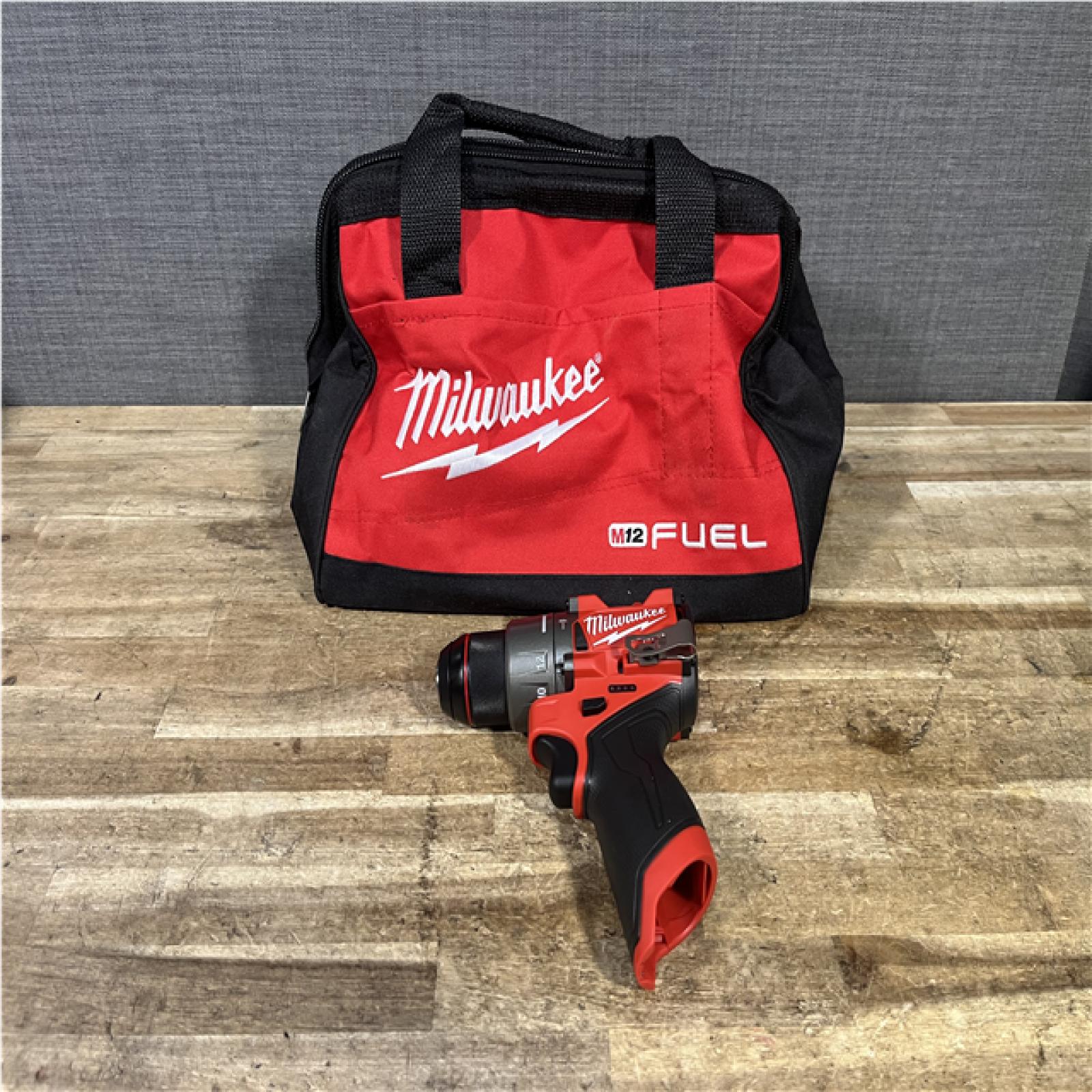 Houston Location AS-IS Milwaukee FUEL 12V Lithium-Ion Brushless Cordless 1/2 in. Hammer Drill (Tool-Only)