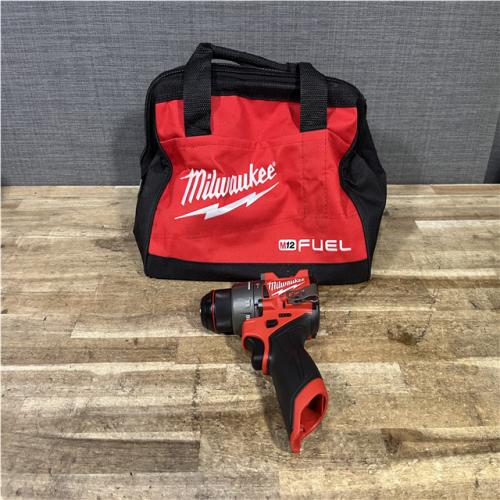 Houston Location AS-IS Milwaukee FUEL 12V Lithium-Ion Brushless Cordless 1/2 in. Hammer Drill (Tool-Only)