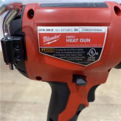 AS-IS Milwaukee 18V Lithium-Ion Cordless Compact Heat Gun (Tool-Only)