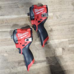 HOUSTON LOCATION - AS-IS Milwaukee 2 Tool Combo Kit W/ (2) Battery & Charger