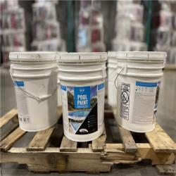 DALLAS LOCATION - Dyco Pool Paint 5 Gal. 3150 White Semi-Gloss Acrylic Exterior Paint PALLET-(6 UNITS)