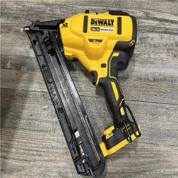 AS-IS DEWALT 20V MAX XR Lithium-Ion Cordless 2-1/2 in. 15-Gauge Finish Nailer Kit