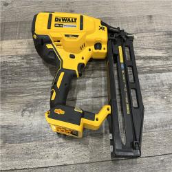 AS-IS DEWALT 20V MAX XR 16-Gauge Lithium-Ion Cordless Finish Nailer (Tool Only)