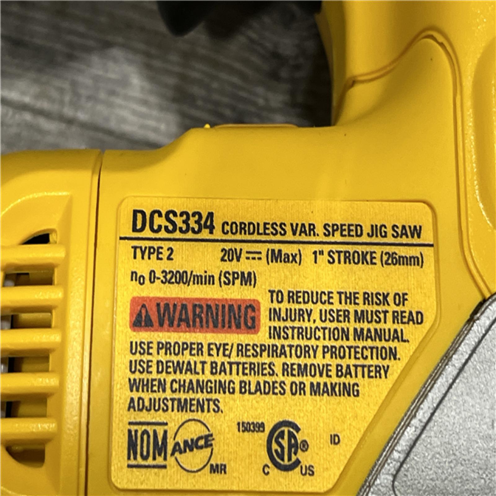AS-IS DEWALT 20V MAX XR Cordless Brushless Jigsaw (Tool Only)
