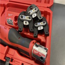 AS-IS - Milwaukee M12 12-Volt Lithium-Ion Force Logic Cordless Press Tool Kit