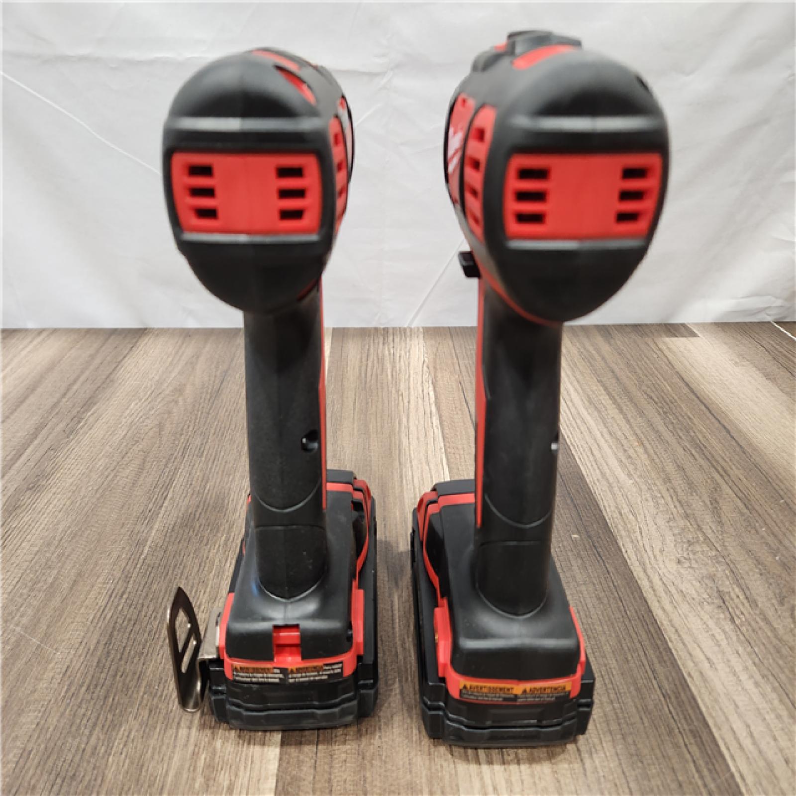 AS-IS- Milwaukee M18 Compact Brushless 2-Tool Combo Kit