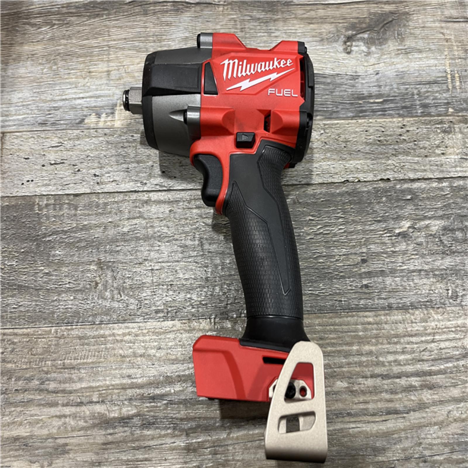 AS-IS Milwaukee FUEL 18V Lithium-Ion Brushless Cordless 1/2 in. Mid-Torque Impact Wrench with Friction Ring Kit