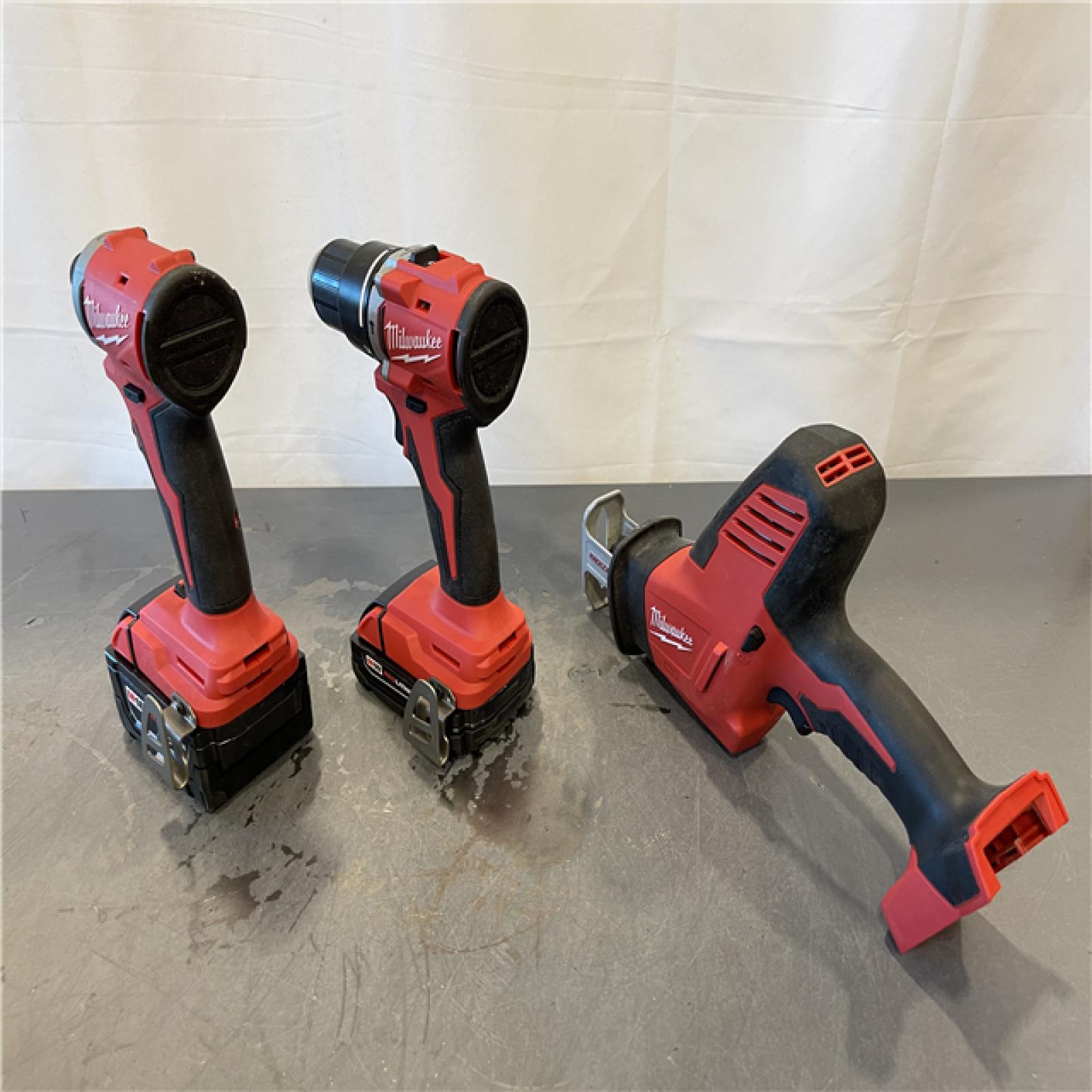 AS-IS - Milwaukee M18 18-Volt Lithium-Ion Brushless Cordless Combo Kit