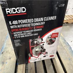 California NEW Ridgid K-400 Powered Drain Cleaner