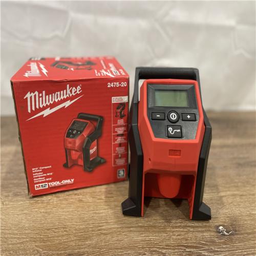 AS-IS Milwaukee 2475-20 Compact Inflator, Cordless Air Compressor