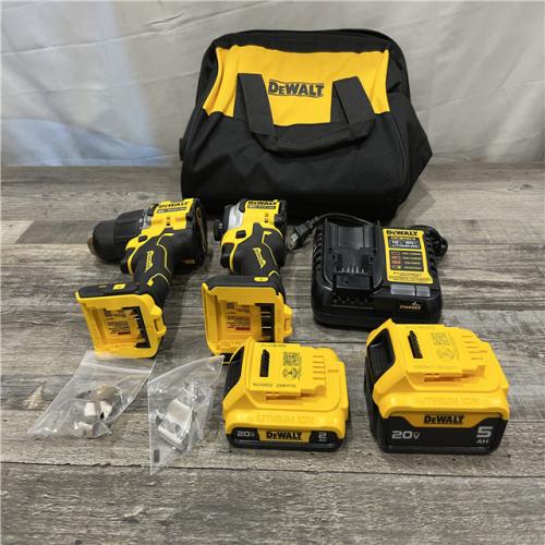 AS-IS DEWALT ATOMIC 20V MAX Lithium-Ion Cordless 2-Tool Combo Kit