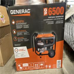 DALLAS LOCATION - Generac 8125 / 6500-Watt Gasoline Powered Portable Generator with COSense and 20 ft. Extension Cord Included