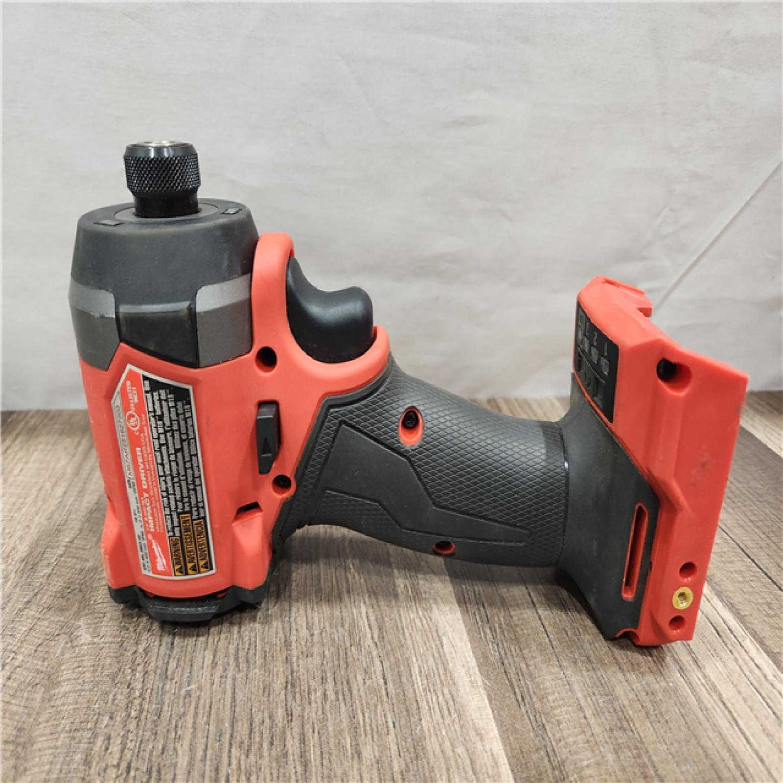 AS-IS- Milwaukee 18V Lithium-Ion Brushless Cordless 1/4 Hex Impact Driver (Tool-Only)