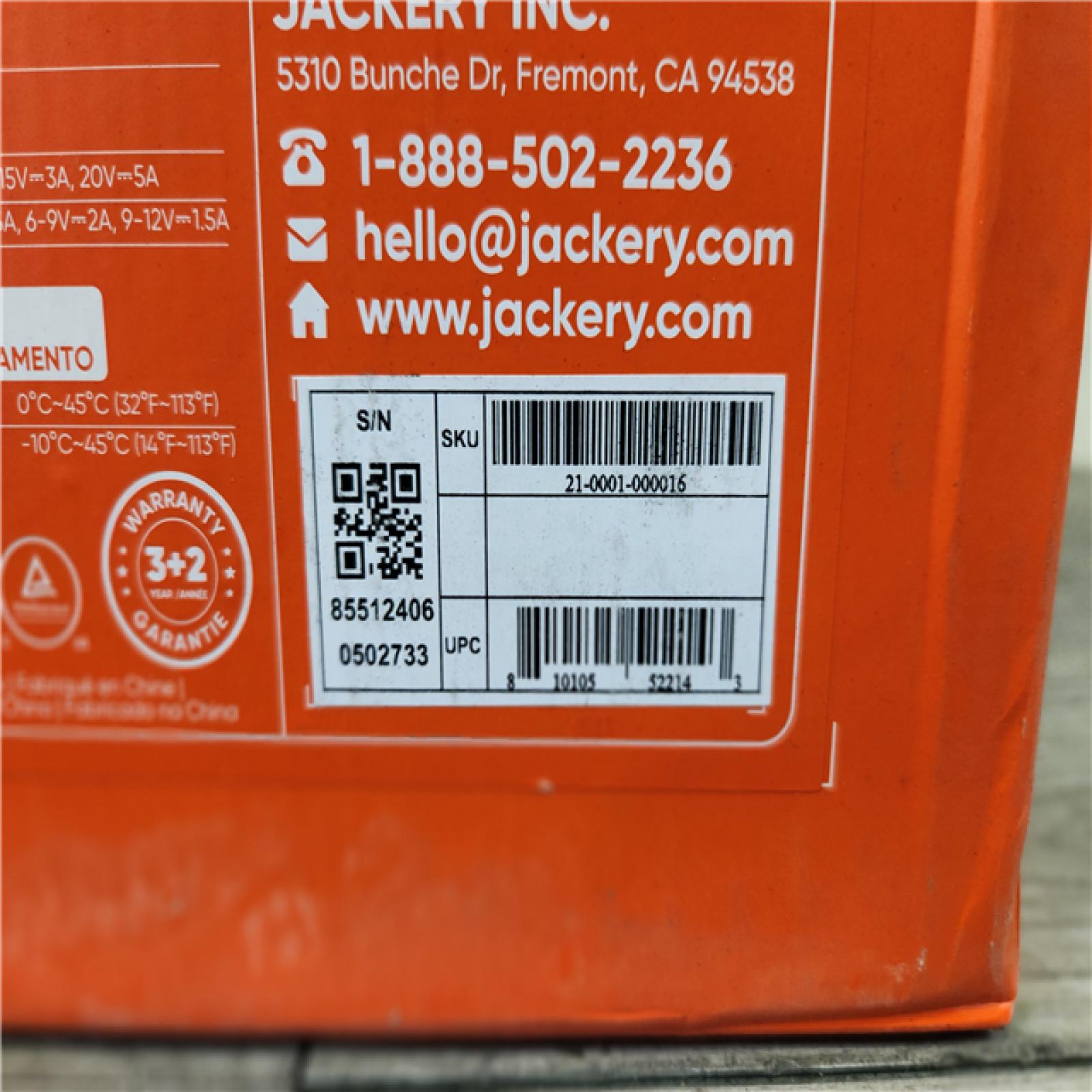 Phoenix Location NEW Jackery Solar Generator Explorer 2000 Plus 2042.8Wh/ 3000W Model No. Je-2000C With Solar Saga Solar Panel (Both Sealed)