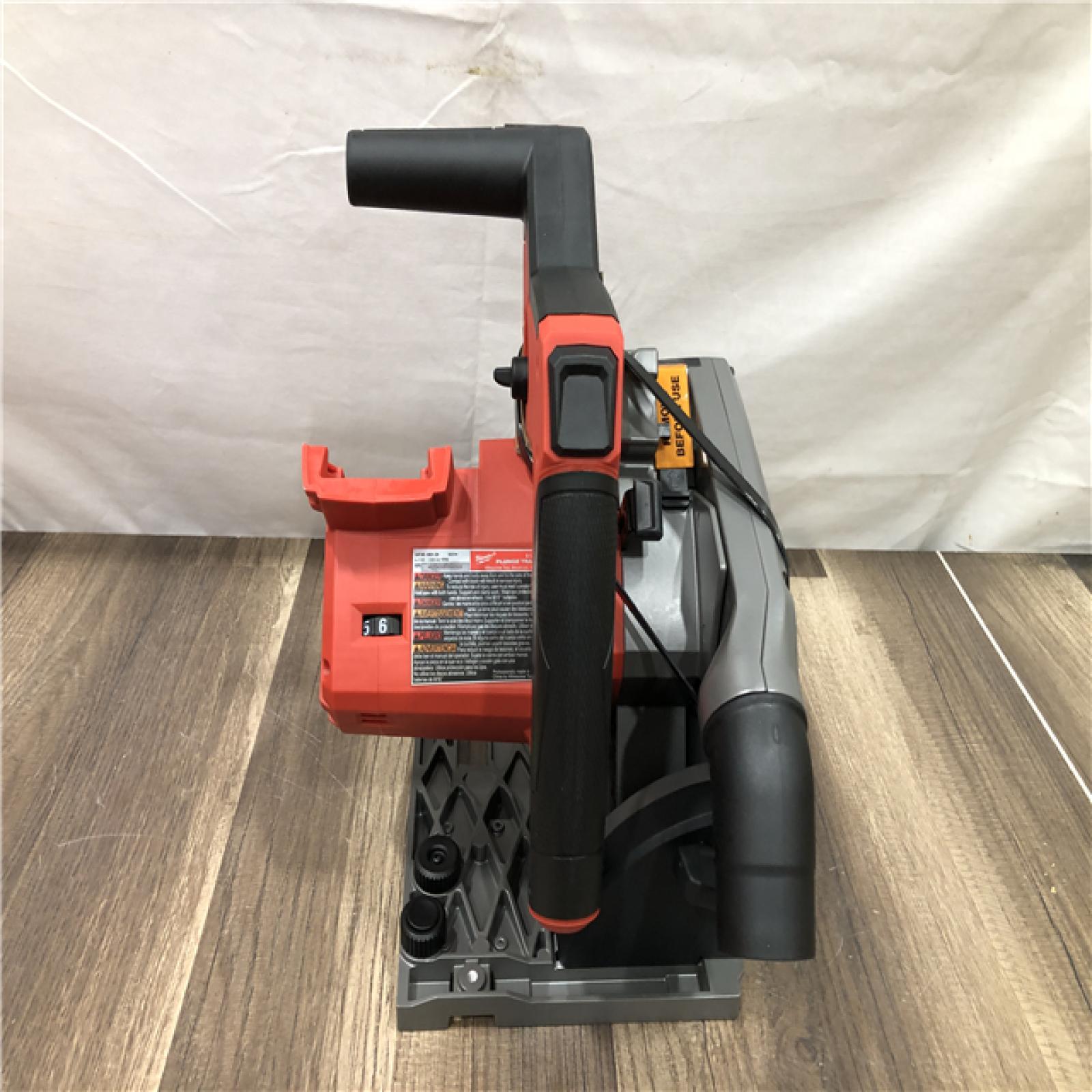 AS-IS Milwaukee  FUEL 18V Lithium-Ion Cordless Brushless 6-1/2 in. Plunge Cut Track Saw (Tool-Only)