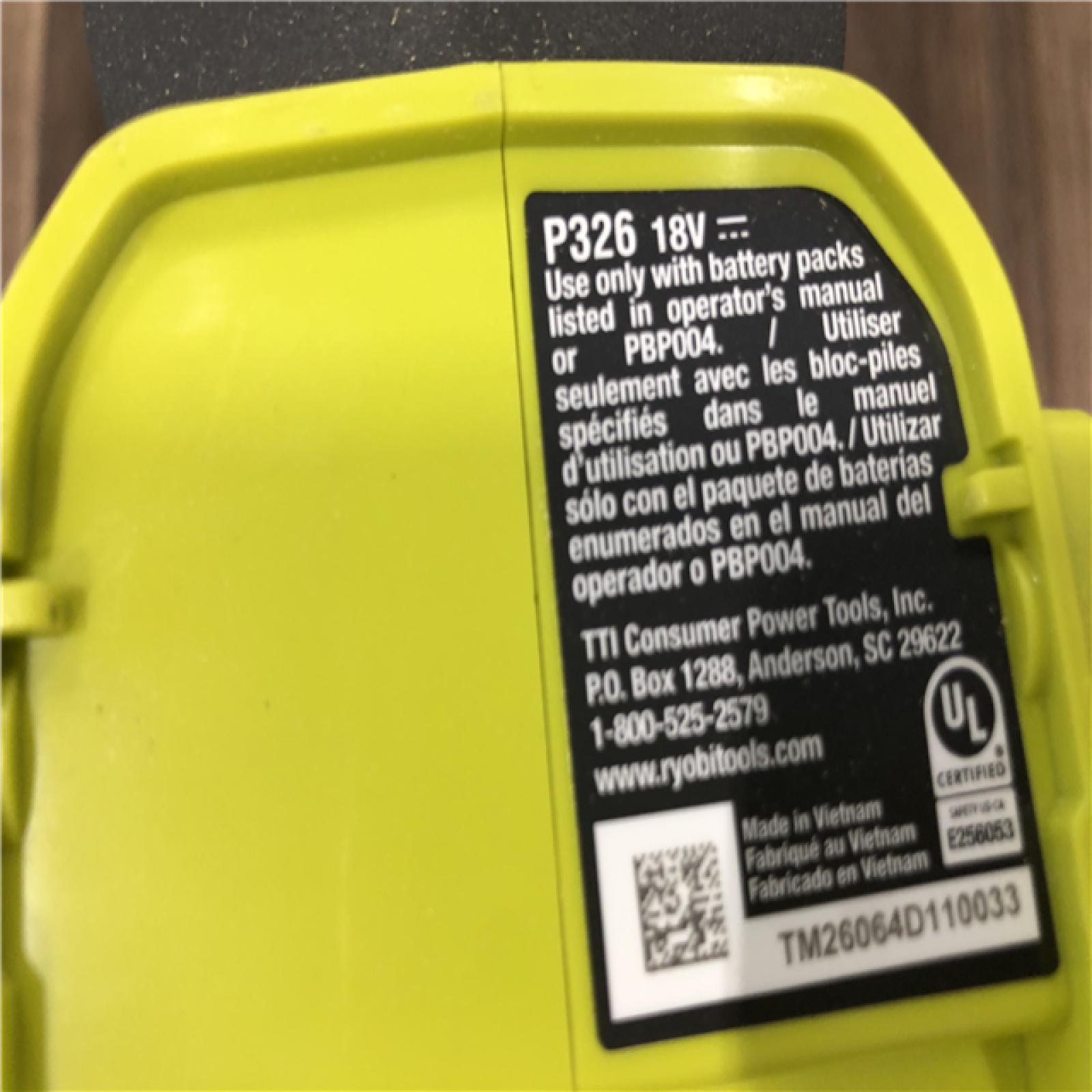 AS-IS RYOBI ONE+ 18V AirStrike 16-Gauge Cordless Finish Nailer (Tool Only)