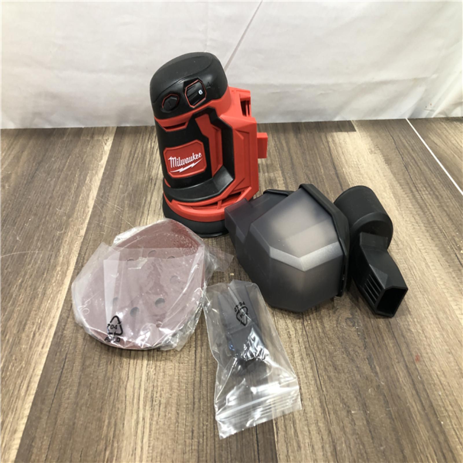 AS-IS Milwaukee M18 18V Lithium-Ion Cordless 5 in. Random Orbit Sander (Tool-Only)