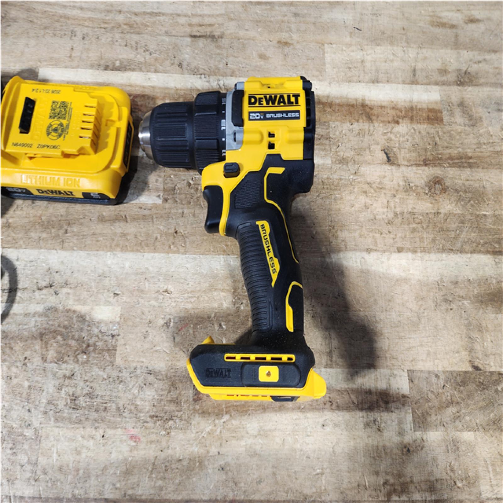 HOUSTON LOCATION - AS - IS DEWALT Atomic 20V Lithium-Ion Cordless Compact 1/2 in. Drill/Driver Kit