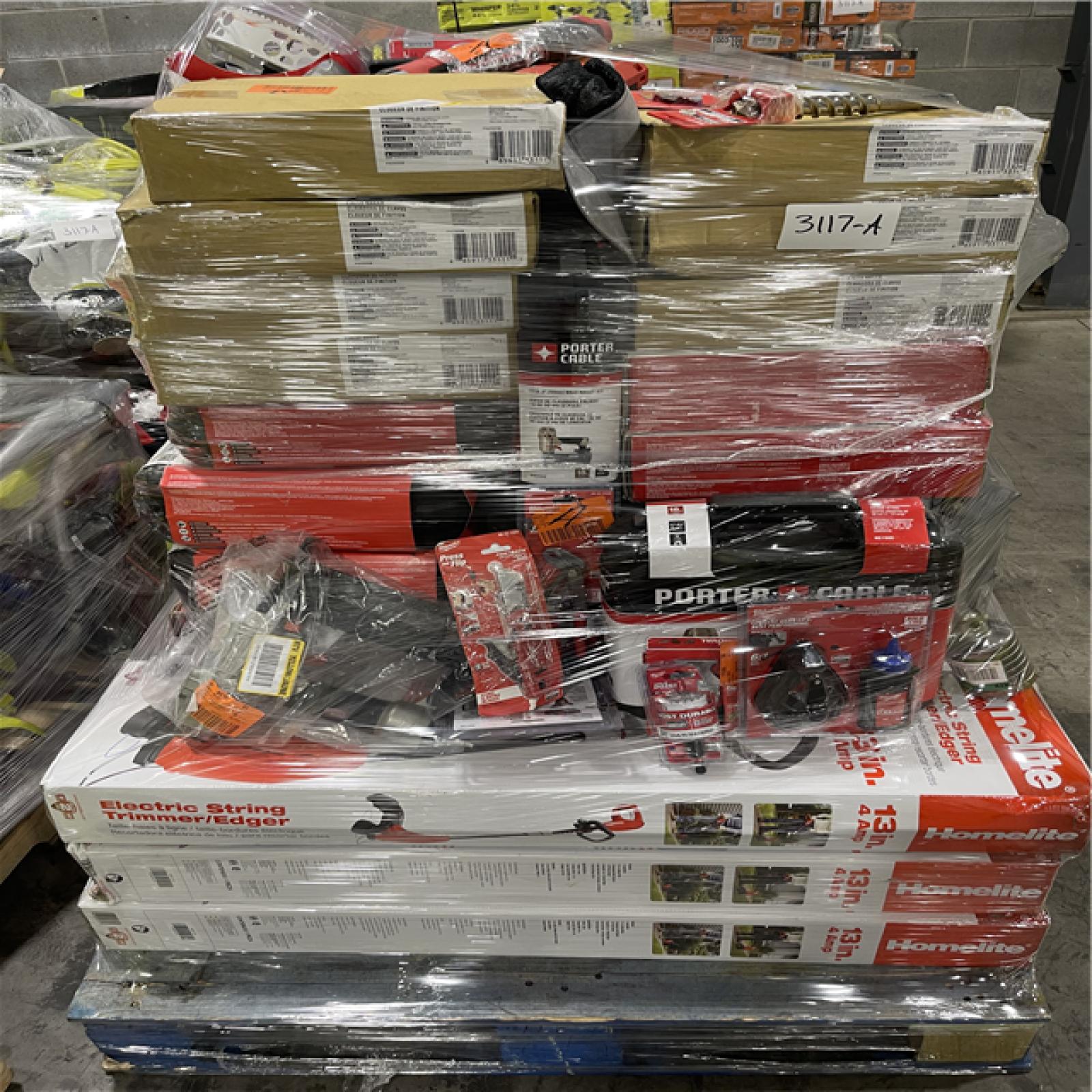 Pittston Location As-IS Power Tools Partial Truckload (15 Pallets) 3117-A