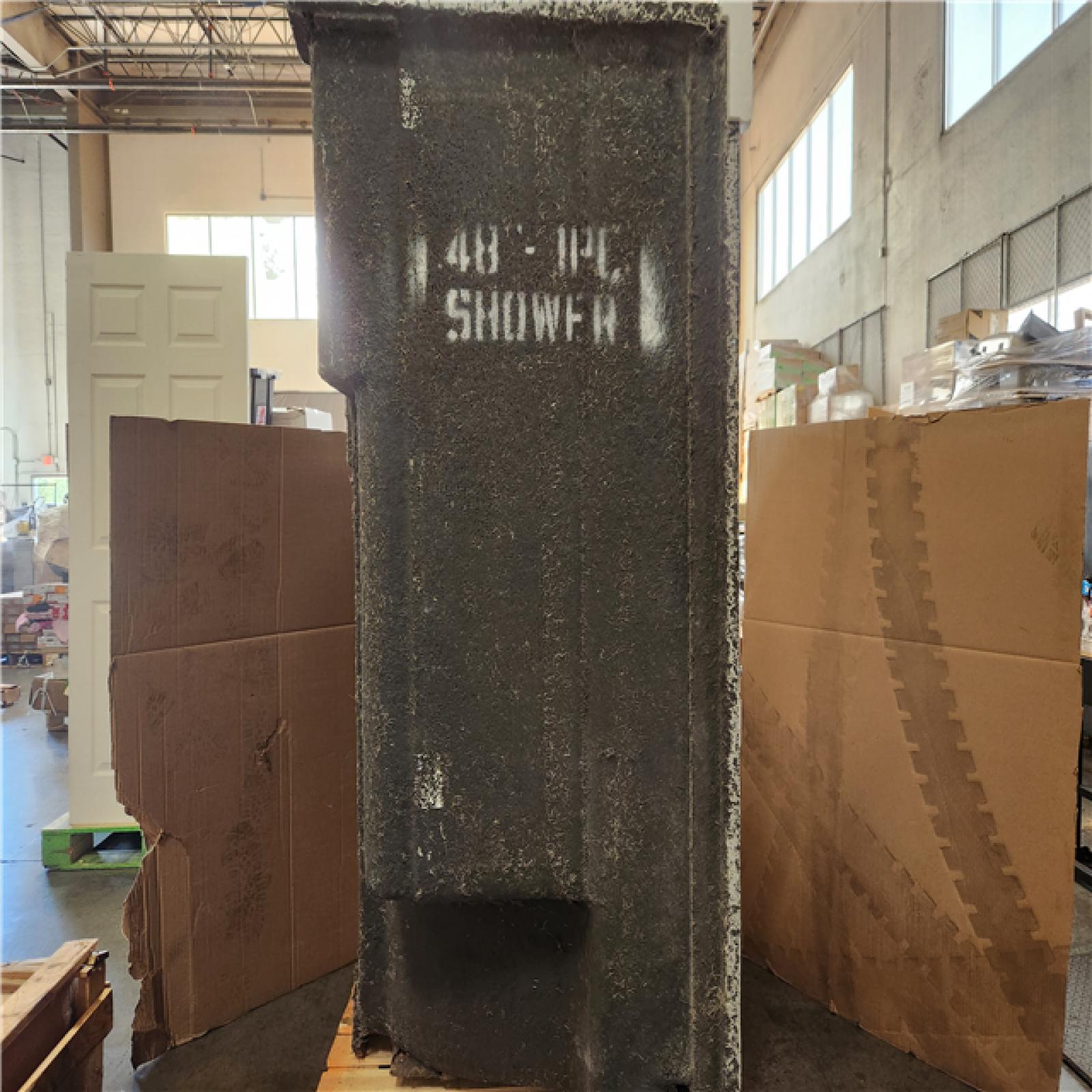 Phoenix NEW Aquatic Everyday AcrylX 48 in. x 35 in. x 72 in. 1-Piece Shower Stall with 2 Seats and Center Drain in White