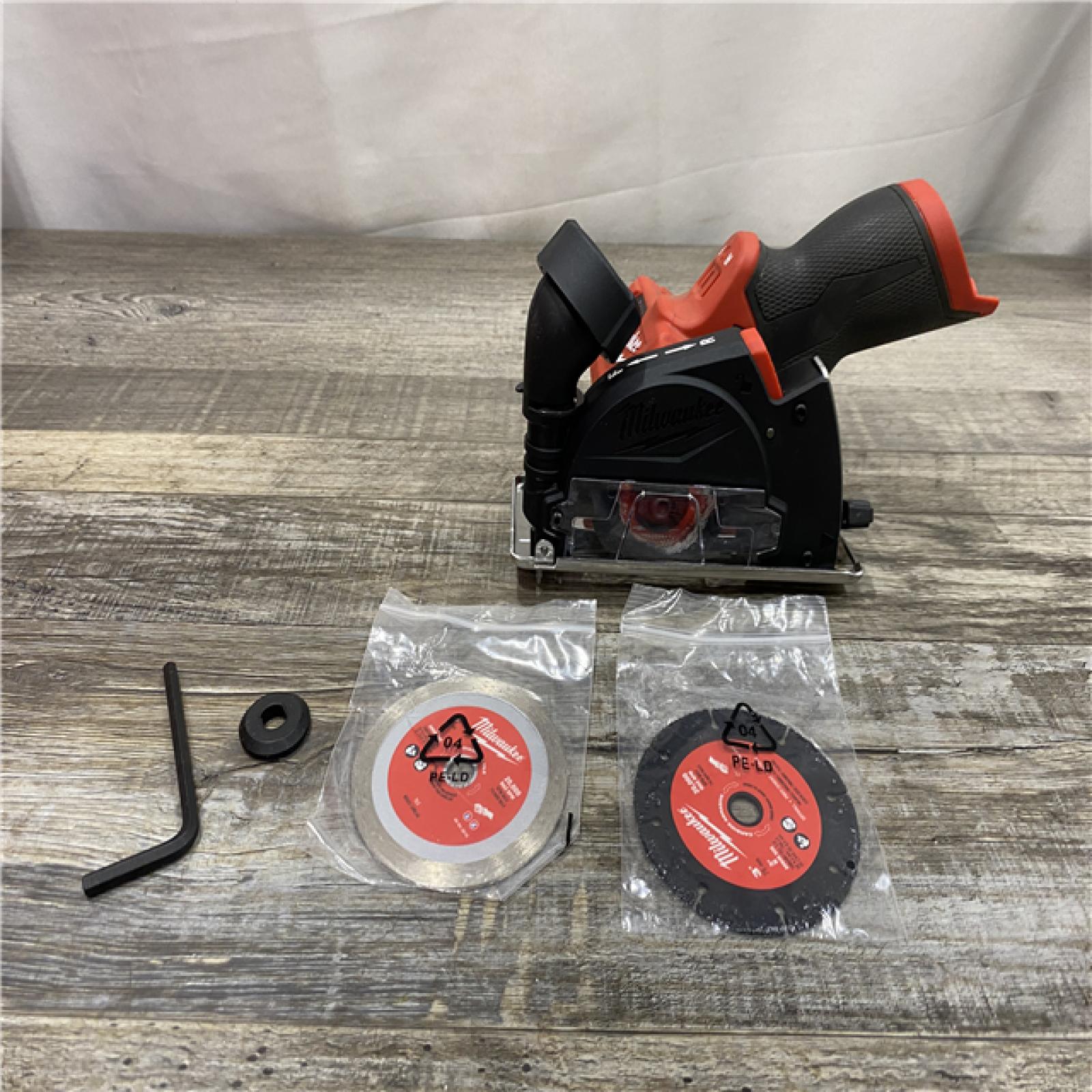 AS-IS Milwaukee  FUEL 12V Lithium-Ion Brushless Cordless 3 in. Cut Off Saw (Tool-Only)