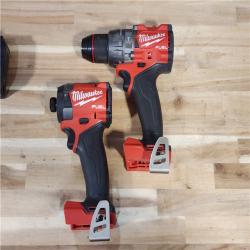 HOUSTON LOCATION - AS-IS MILWAUKEE 2 TOOL COMBO KIT W/ (2) BATTERY & CHARGER