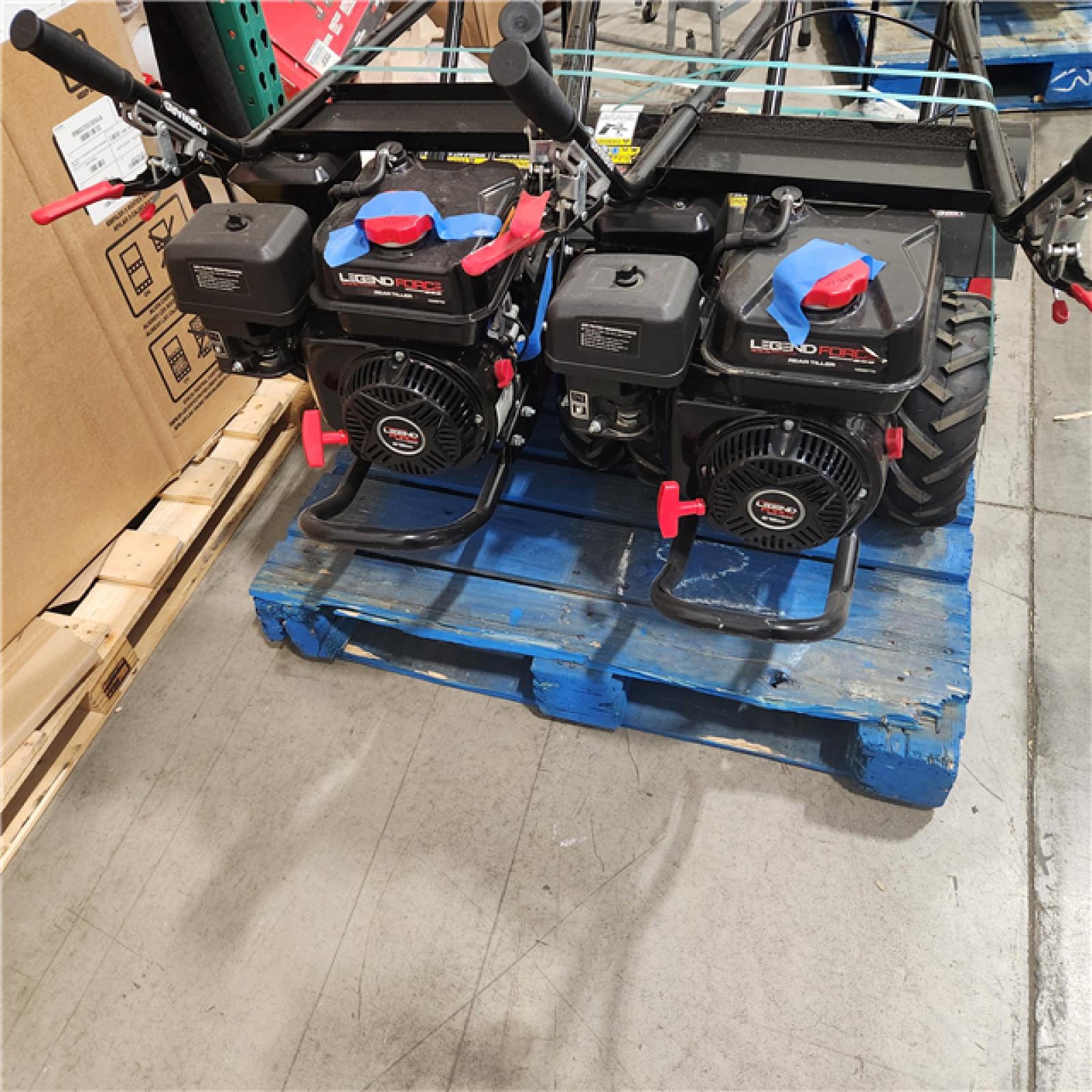 Dallas Location - As-Is Legend Force 20 in. 212 cc Gas Rear Tine Garden Tiller(Lot Of 2)