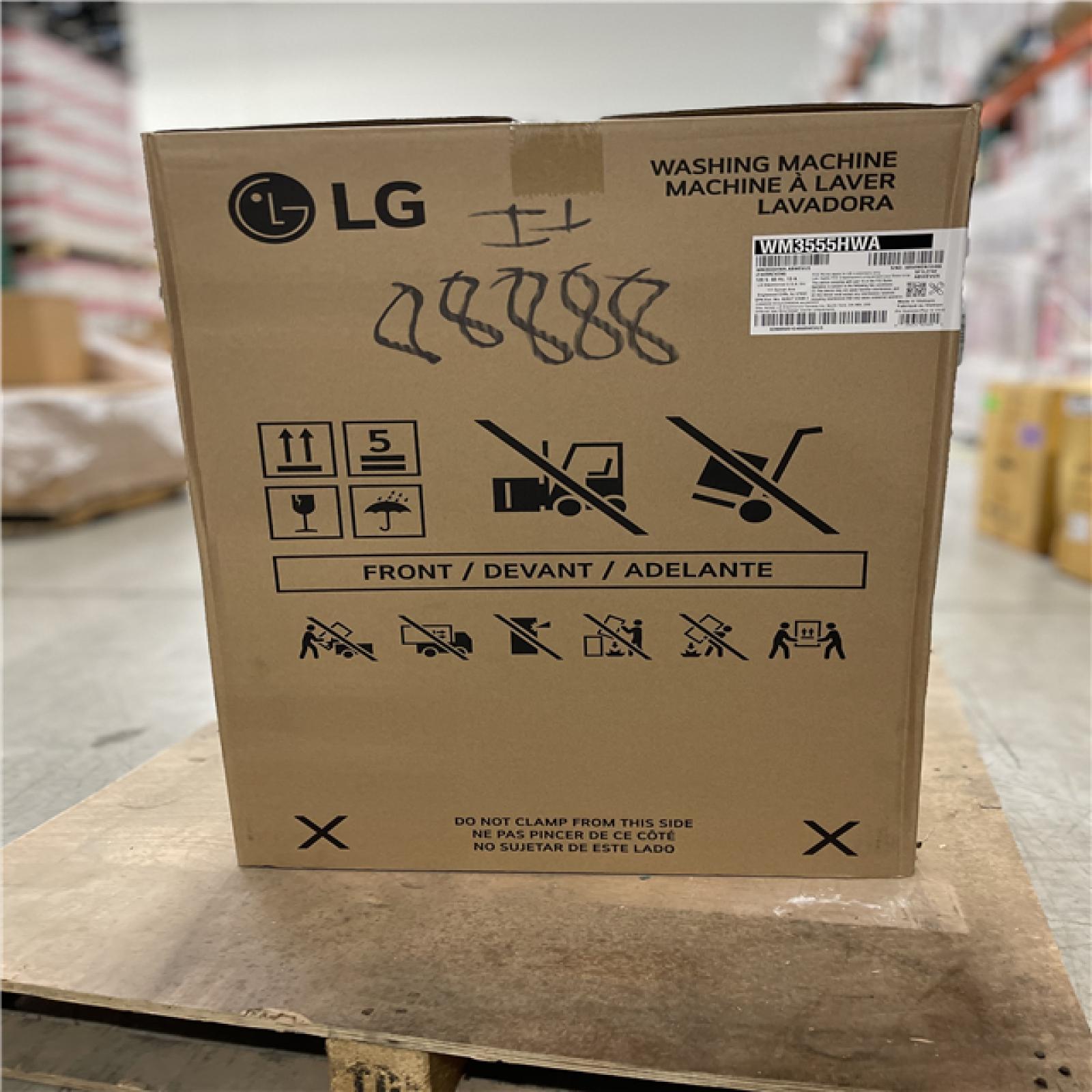 DALLAS LOCATION- NEW!- LG 24 in. W 2.4 cu. ft. SMART All-in-One Compact Front Load Washer & Ventless Dryer Combo