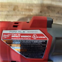 Houston Location AS-IS Milwaukee FUEL 18V Lithium-Ion Brushless Cordless 1/2 in. Impact Wrench with Friction Ring (Tool-Only)