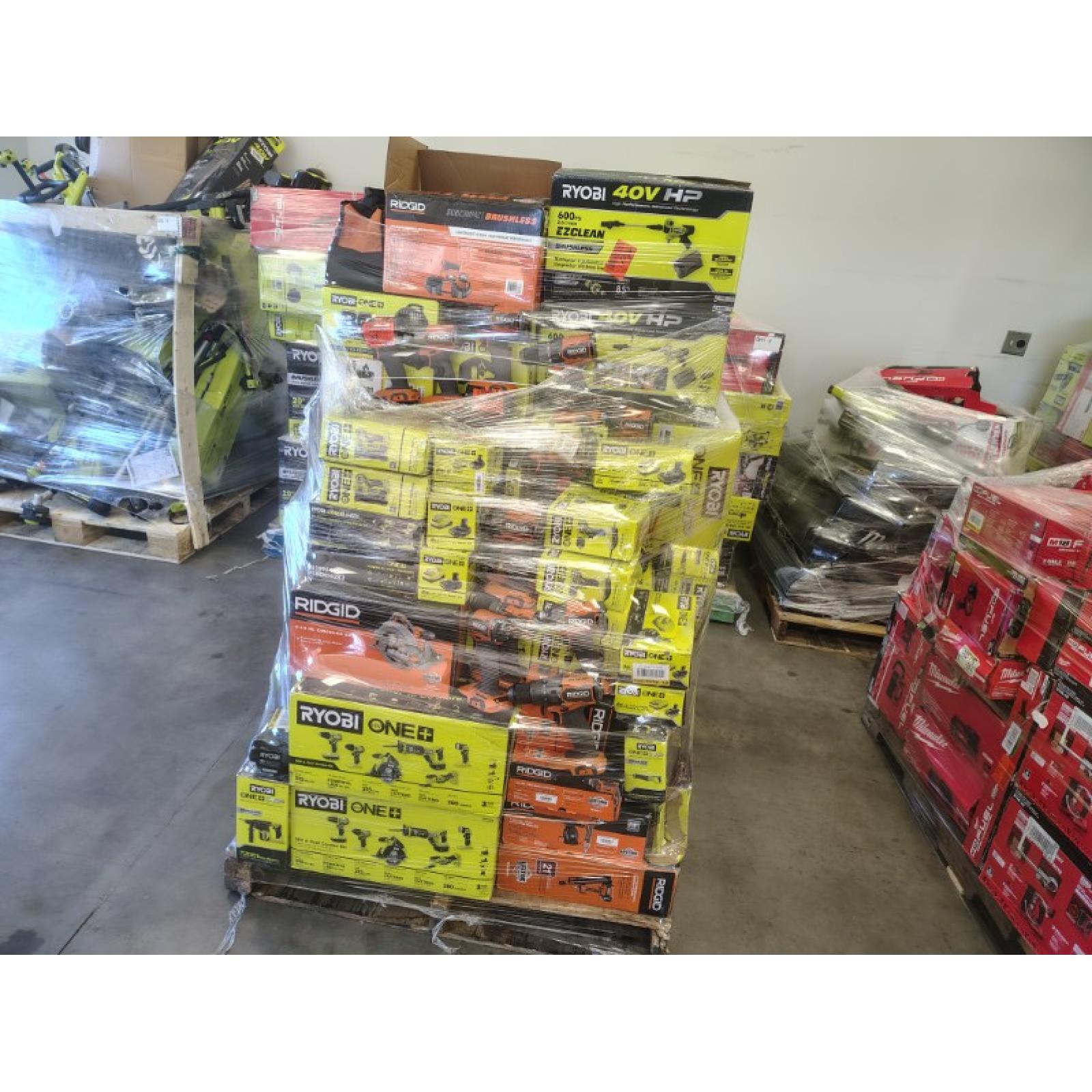 Pittston Location As-Is Power Tools Partial Truckload (12 Pallets) 8646-B