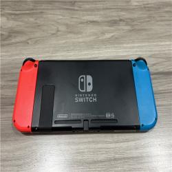AS-IS Nintendo Switch with Neon Blue and Neon Red Joy-Con