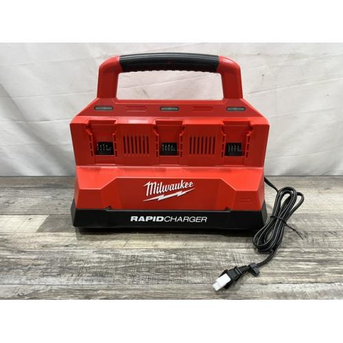 AS-IS Milwaukee 18V Lithium-Ion PACKOUT 6-Port Rapid Charger