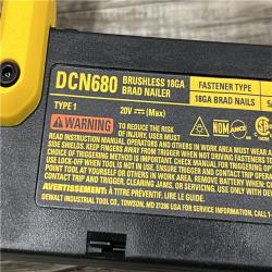 AS-IS DEWALT 20V MAX XR Lithium-Ion Electric Cordless 18-Gauge Brad Nailer (Tool Only)