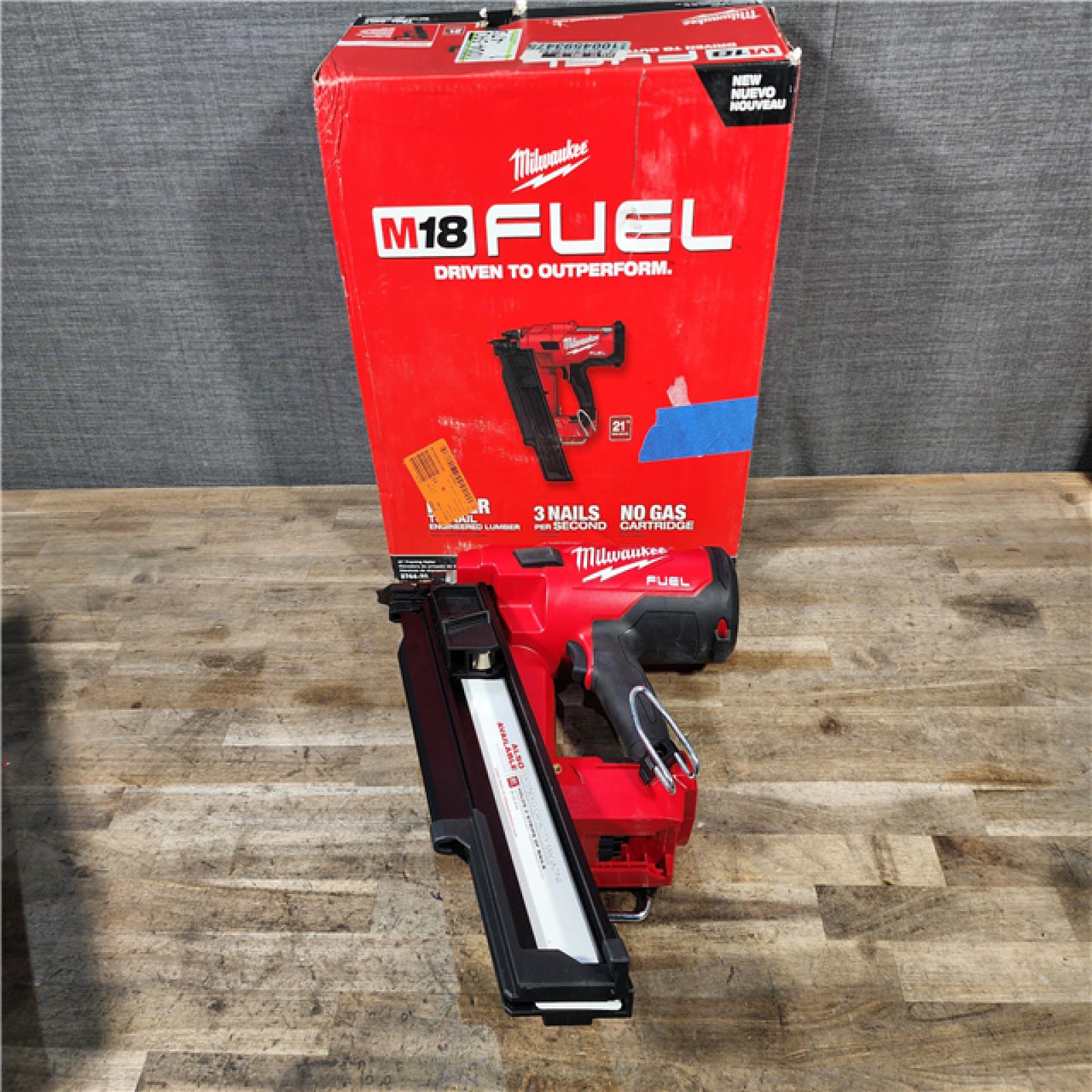 HOUSTON LOCATION - AS-IS Milwaukee 2744-20 M18 FUEL 3-1/2 in. 18V 21-Degree Lithium-Ion Brushless Cordless Framing Nailer (Tool-Only)