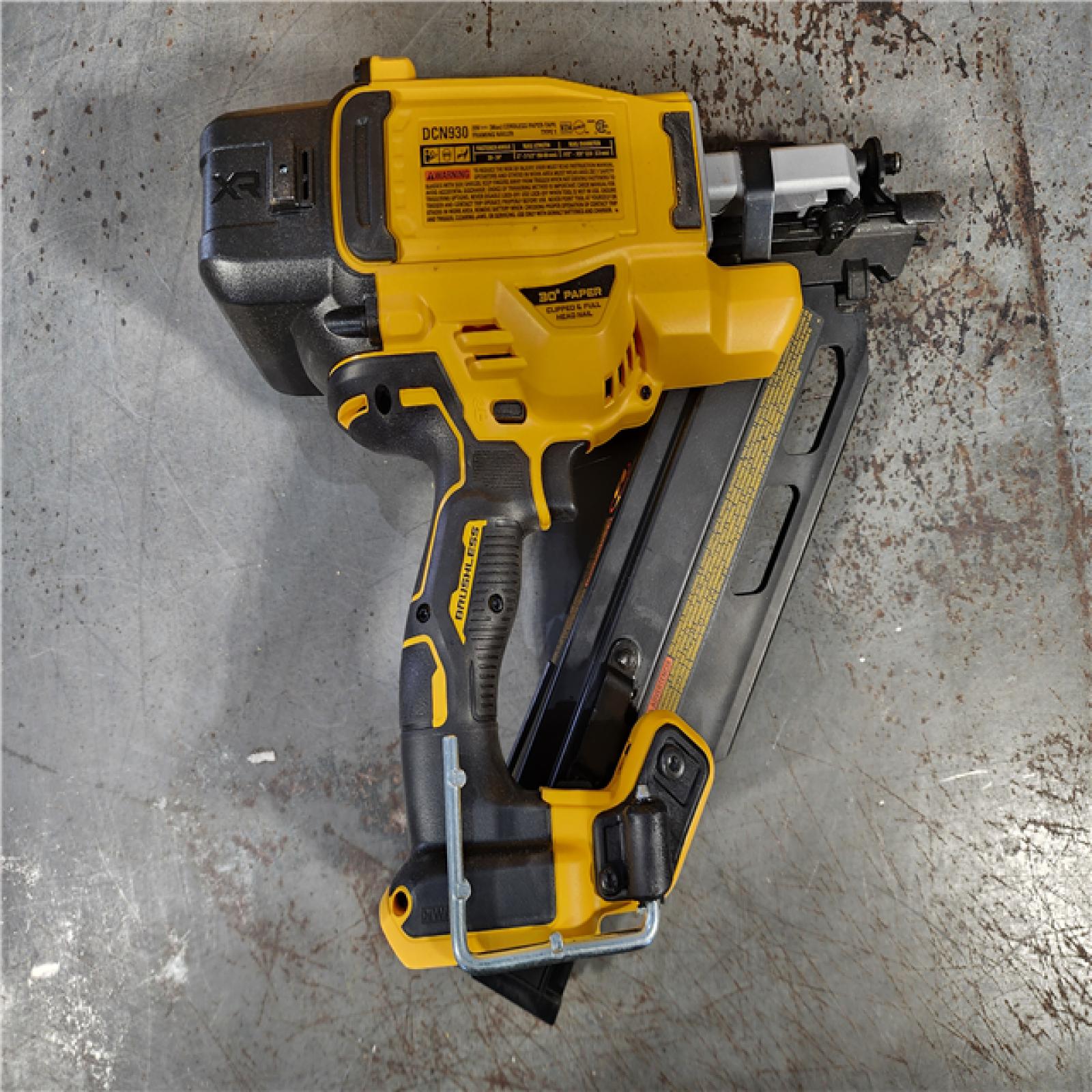 HOUSTON LOCATION - AS-IS DEWALT 20-Volt 30° Cordless Framing Nailer (Tool-Only)