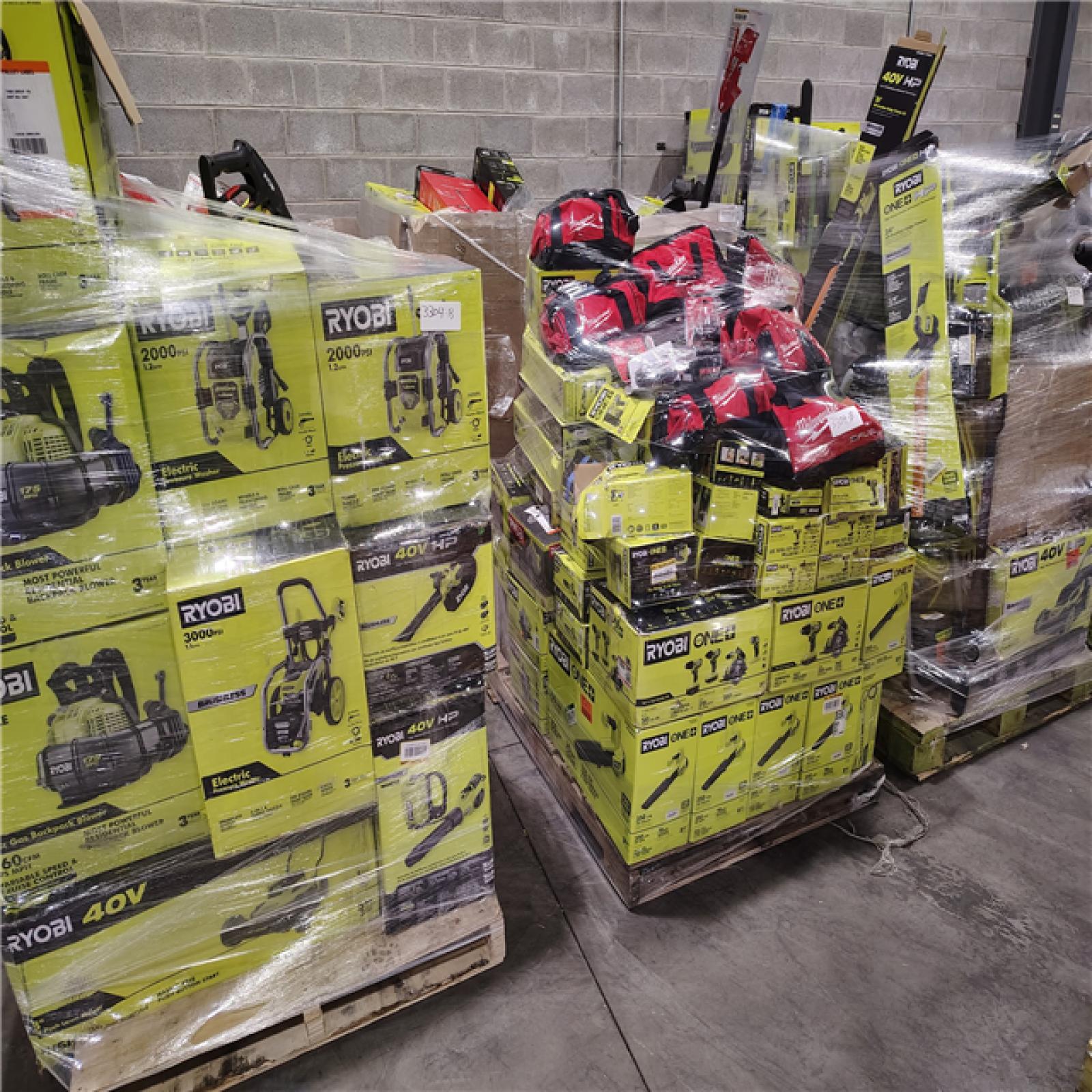 Pittston Location As-Is Power Tools Partial Truckload (16 Pallets) 3304-B