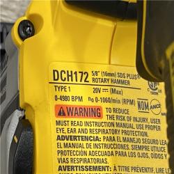 AS-IS DEWALT ATOMIC 20V MAX Cordless Brushless Ultra-Compact 5/8 in. SDS Plus Hammer Drill (Tool Only)