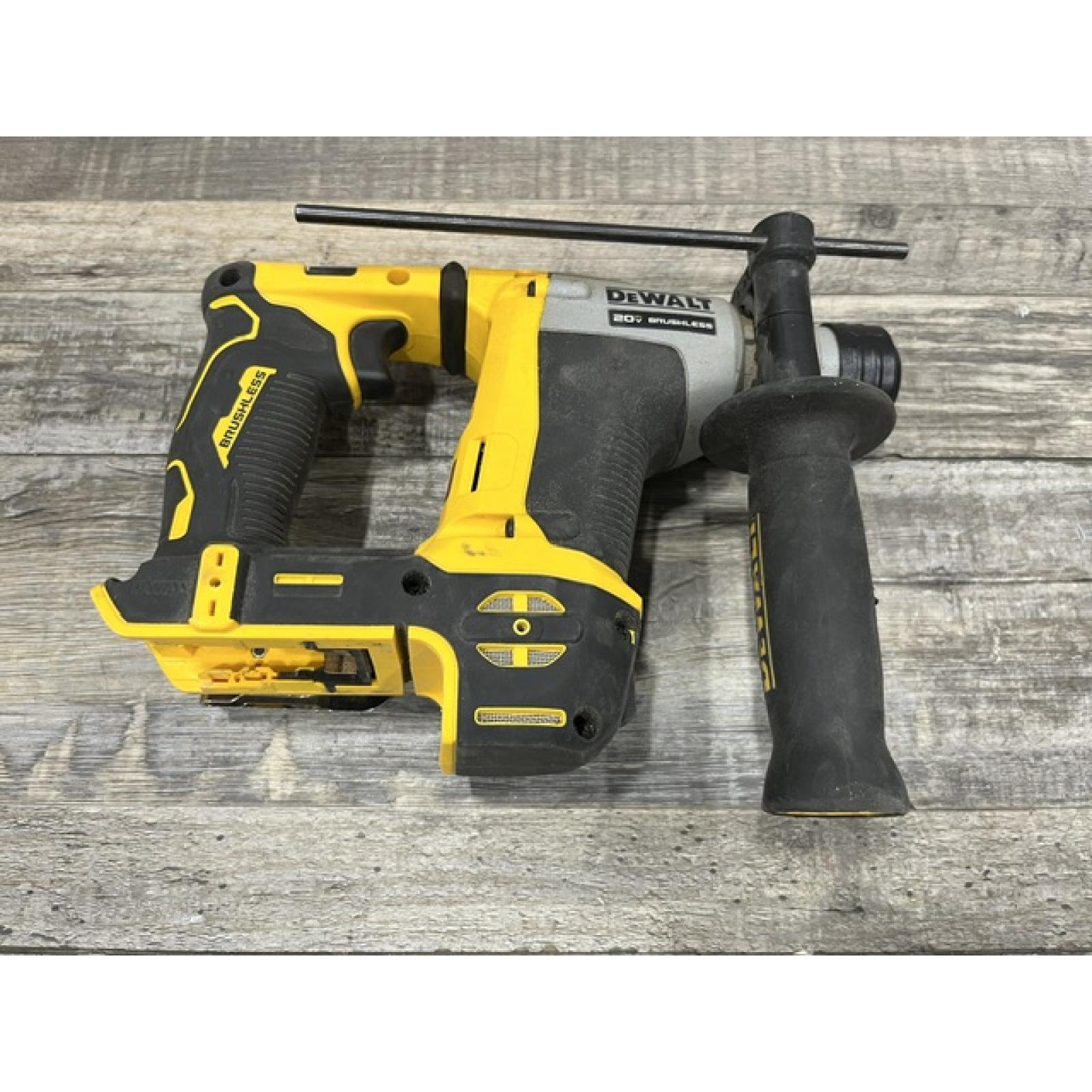 AS-IS DEWALT ATOMIC 20V MAX Cordless Brushless Ultra-Compact 5/8 in. SDS Plus Hammer Drill (Tool Only)