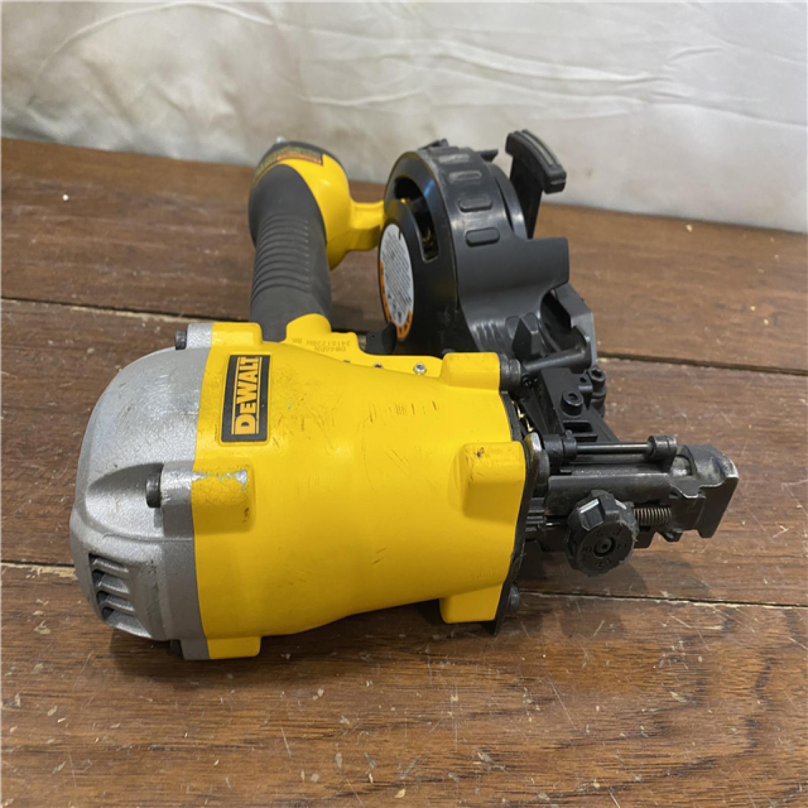 AS-IS 1-3/4 in. 15 Degree Pneumatic Coil Roofing Nailer