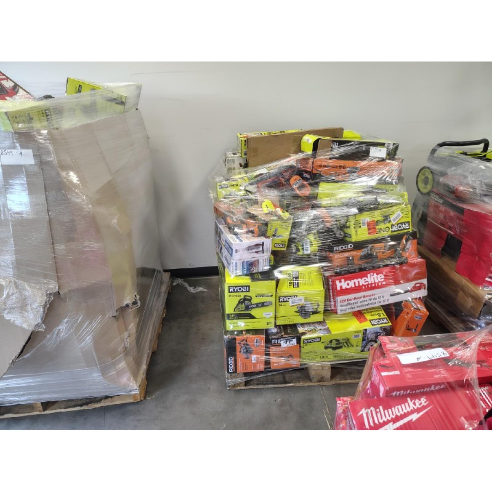 Pittston Location As-Is Power Tools Partial Truckload (12 Pallets) 8549-A