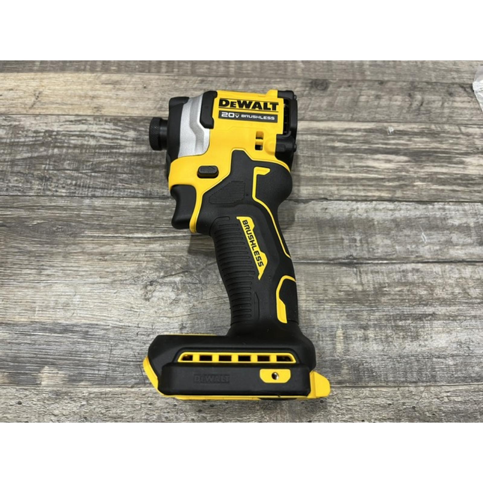 AS-IS DEWALT ATOMIC 20V MAX Lithium-Ion Cordless 1/4 in. Brushless Impact Driver Kit