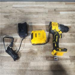 Houston Location AS-IS DEWALT ATOMIC 20V Lithium-Ion Cordless 1/2 in. Hammer Drill Kit