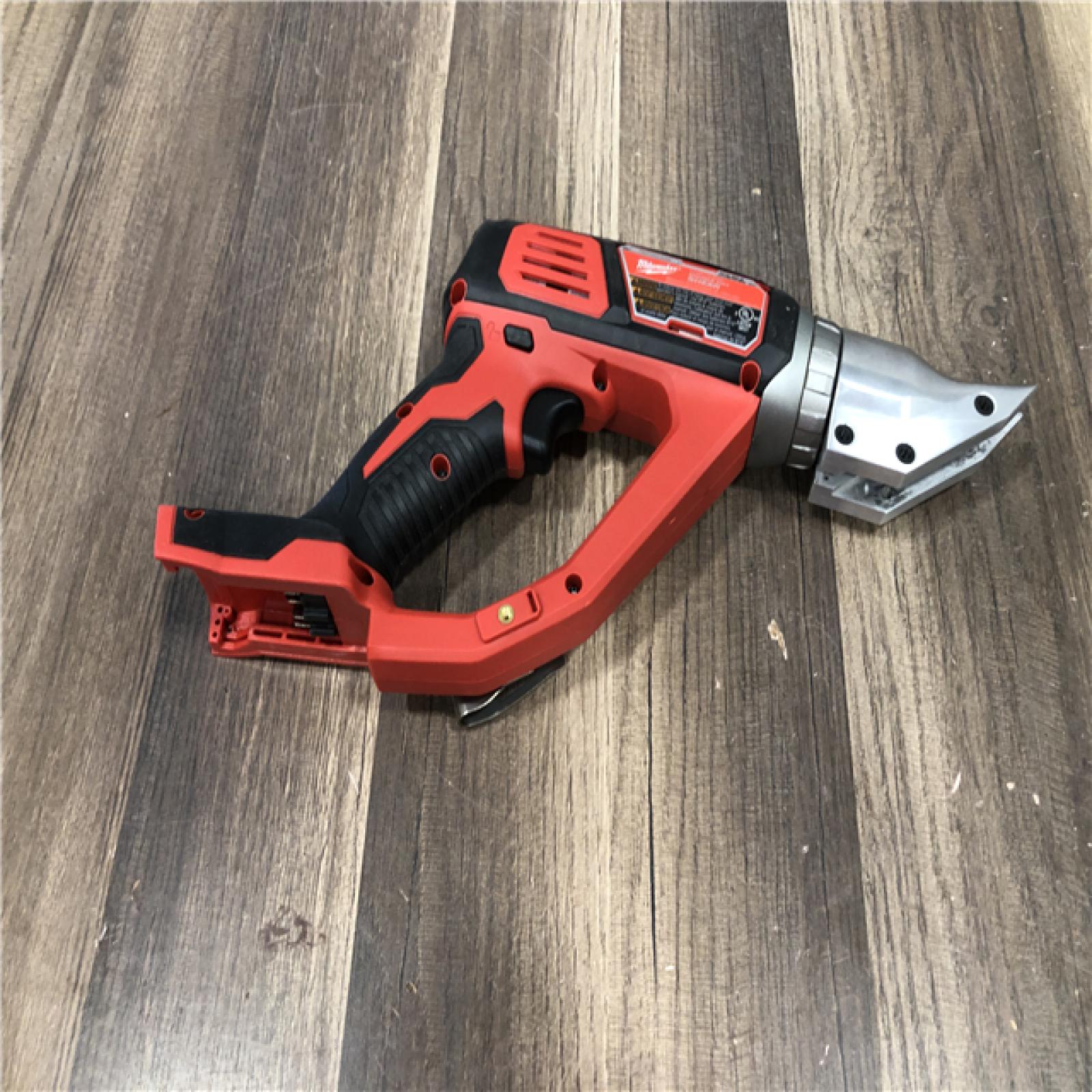 AS-IS Milwaukee 18-Volt Lithium-Ion Cordless 18-Gauge Double Cut Metal Shear (Tool-Only)