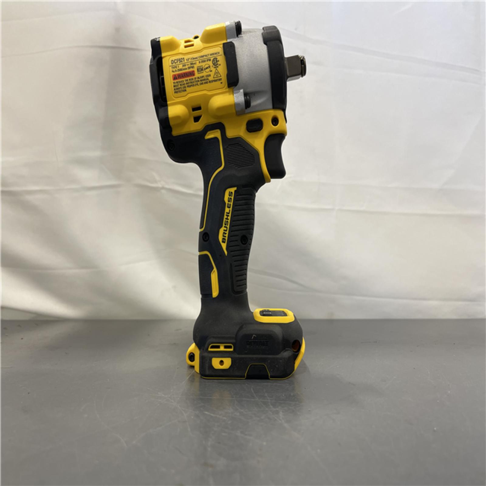 AS-IS - DEWALT ATOMIC 20V MAX Cordless Brushless 1/2 in. Variable Speed Impact Wrench (Tool Only)