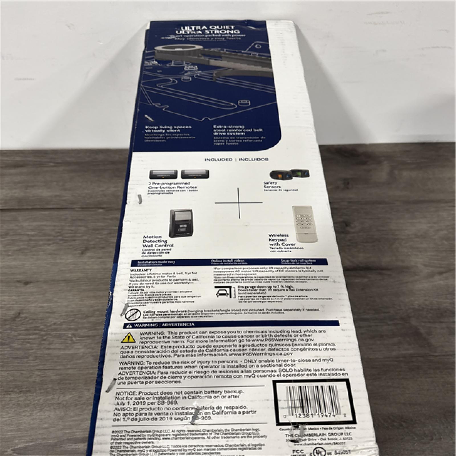 California NEW Sealed Box CHAMBERLAIN Smart Garage Opener